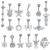 1PC Steel Sexy Belly Button Rings Navel Piercing Ombligo Nombril Ear Piercings Navel Ring Body Jewelry