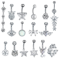 1PC Steel Sexy Belly Button Rings Navel Piercing Ombligo Nombril Ear Piercings Navel Ring Body Jewelry
