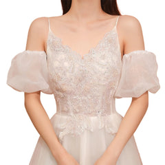 Bridal Dress Sleeves White Removable Formal Dress Puff Sleeve Wedding Accessories Marriage Party Photoshoot Supplies