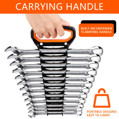 2/4Pcs Tool Organizer Wrench Sorter Holder Wall-mounted Spanner Hand Tools Organizer Tray for Storing 5mm-27mm SAE Wrenches