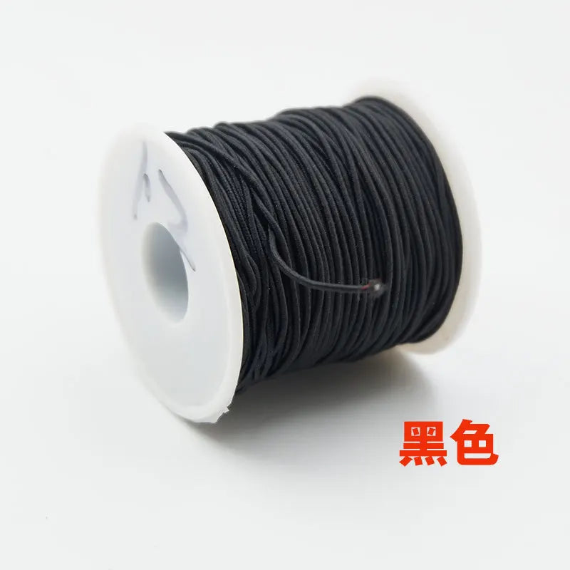 50M/Roll 0.8/1/1.2/1.5mm Strong Elastic Beading Cord Bracelets Stretch Thread String for Jewelry Making DIY Necklace Cords Line