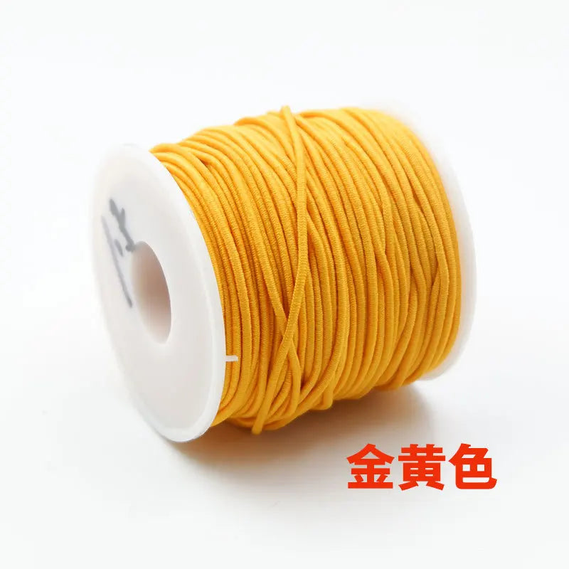 50M/Roll 0.8/1/1.2/1.5mm Strong Elastic Beading Cord Bracelets Stretch Thread String for Jewelry Making DIY Necklace Cords Line