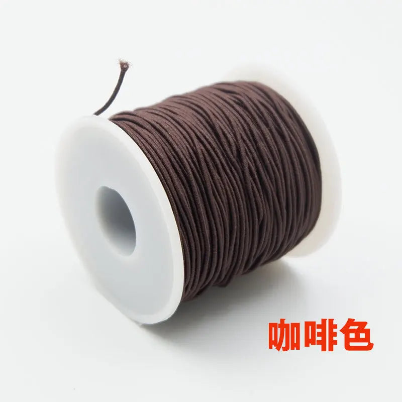 50M/Roll 0.8/1/1.2/1.5mm Strong Elastic Beading Cord Bracelets Stretch Thread String for Jewelry Making DIY Necklace Cords Line